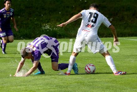Fussball Testspiel. SK Austria Klagenfurt gegen HNK Gorica. Nik Marinsek  (Klagenfurt). Kranjska Gora, am 16.7.2025.
Foto: Kuess
www.qspictures.net
---
pressefotos, pressefotografie, kuess, qs, qspictures, sport, bild, bilder, bilddatenbank