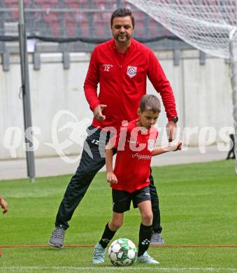Fussball. Tag der offenen Tuer. Fussball Nachwuchs. U6, U7. Turnier.  Klagenfurt, am 12.7.2025.
Foto: Kuess
www.qspictures.net
---
pressefotos, pressefotografie, kuess, qs, qspictures, sport, bild, bilder, bilddatenbank