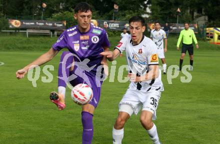 Fussball Testspiel. SK Austria Klagenfurt gegen HNK Gorica.  Marcel Krnjic (Klagenfurt). Kranjska Gora, am 16.7.2025.
Foto: Kuess
www.qspictures.net
---
pressefotos, pressefotografie, kuess, qs, qspictures, sport, bild, bilder, bilddatenbank