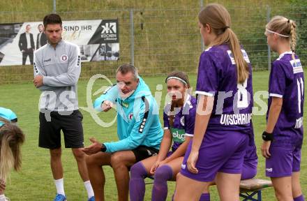 Fussball. Tag der offenen Tuer. Fussball Frauen. SK Austria Klagenfurt/Carinthian Hornets gegen KAC1909.  Trainer Robert Micheu. Klagenfurt, am 12.7.2025.
Foto: Kuess
www.qspictures.net
---
pressefotos, pressefotografie, kuess, qs, qspictures, sport, bild, bilder, bilddatenbank