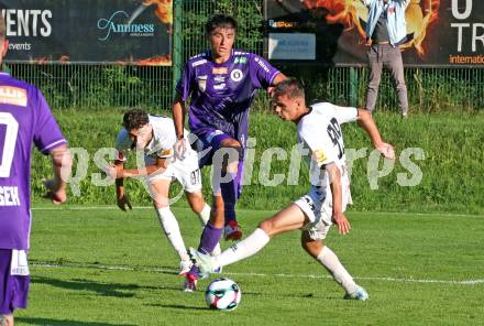 Fussball Testspiel. SK Austria Klagenfurt gegen HNK Gorica.  Aidan Liu (Klagenfurt). Kranjska Gora, am 16.7.2025.
Foto: Kuess
www.qspictures.net
---
pressefotos, pressefotografie, kuess, qs, qspictures, sport, bild, bilder, bilddatenbank