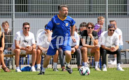 Fussball. Tag der offenen Tuer. Fussball Legenden. SK Austria Klagenfurt gegen KAC 1909.  Christian Sablatnig (Klagenfurt). Klagenfurt, am 12.7.2025.
Foto: Kuess
www.qspictures.net
---
pressefotos, pressefotografie, kuess, qs, qspictures, sport, bild, bilder, bilddatenbank
