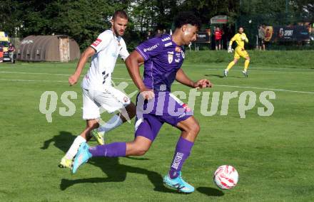 Fussball Testspiel. SK Austria Klagenfurt gegen HNK Gorica. Naldo Aparecido  (Klagenfurt). Kranjska Gora, am 16.7.2025.
Foto: Kuess
www.qspictures.net
---
pressefotos, pressefotografie, kuess, qs, qspictures, sport, bild, bilder, bilddatenbank