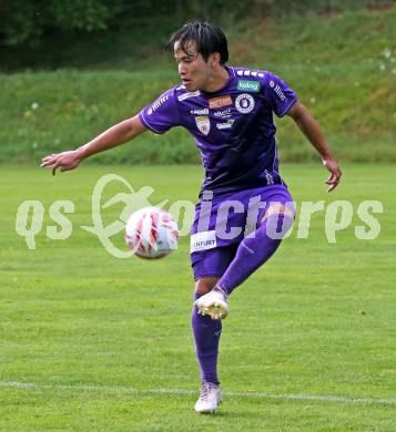 Fussball Testspiel. SK Austria Klagenfurt gegen HNK Gorica.  Toshiaki Miyamoto  (Klagenfurt). Kranjska Gora, am 16.7.2025.
Foto: Kuess
www.qspictures.net
---
pressefotos, pressefotografie, kuess, qs, qspictures, sport, bild, bilder, bilddatenbank