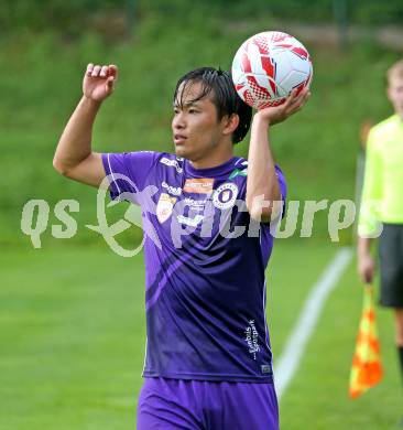 Fussball Testspiel. SK Austria Klagenfurt gegen HNK Gorica.   Toshiaki Miyamoto (Klagenfurt). Kranjska Gora, am 16.7.2025.
Foto: Kuess
www.qspictures.net
---
pressefotos, pressefotografie, kuess, qs, qspictures, sport, bild, bilder, bilddatenbank