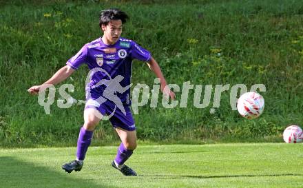 Fussball Testspiel. SK Austria Klagenfurt gegen HNK Gorica.  Rei Okada  (Klagenfurt). Kranjska Gora, am 16.7.2025.
Foto: Kuess
www.qspictures.net
---
pressefotos, pressefotografie, kuess, qs, qspictures, sport, bild, bilder, bilddatenbank