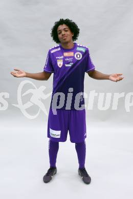 Fussball. 2. Liga. Mannschaftsfototermin SK Austria Klagenfurt. Jubel Christopher Woelbl.  Klagenfurt, am , am 17.7.2025.
Foto: Kuess
www.qspictures.net
---
pressefotos, pressefotografie, kuess, qs, qspictures, sport, bild, bilder, bilddatenbank
