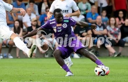 Fussball Testspiel. Velden gegen SK Austria Klagenfurt.   Sekou Sagna  (Klagenfurt). Velden, am 18.7.2025.
Foto: Kuess
www.qspictures.net
---
pressefotos, pressefotografie, kuess, qs, qspictures, sport, bild, bilder, bilddatenbank