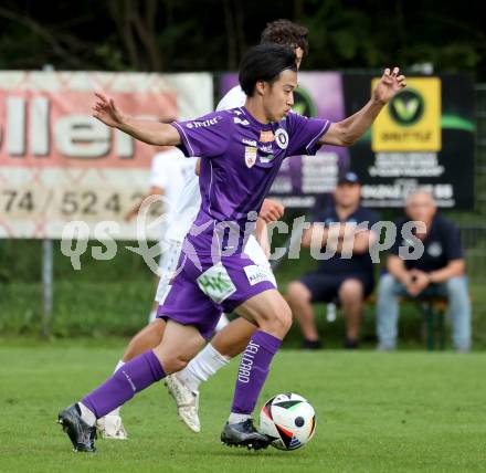 Fussball Testspiel. Velden gegen SK Austria Klagenfurt.   Rei Okada  (Klagenfurt). Velden, am 18.7.2025.
Foto: Kuess
www.qspictures.net
---
pressefotos, pressefotografie, kuess, qs, qspictures, sport, bild, bilder, bilddatenbank
