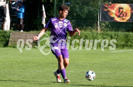 Fussball Testspiel. SK Austria Klagenfurt gegen HNK Gorica.  Matteo Kitz  (Klagenfurt). Kranjska Gora, am 16.7.2025.
Foto: Kuess
www.qspictures.net
---
pressefotos, pressefotografie, kuess, qs, qspictures, sport, bild, bilder, bilddatenbank