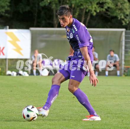 Fussball Testspiel. Velden gegen SK Austria Klagenfurt.   Aidan Liu  (Klagenfurt). Velden, am 18.7.2025.
Foto: Kuess
www.qspictures.net
---
pressefotos, pressefotografie, kuess, qs, qspictures, sport, bild, bilder, bilddatenbank