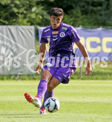 Fussball Testspiel. Velden gegen SK Austria Klagenfurt.   Aidan Liu  (Klagenfurt). Velden, am 18.7.2025.
Foto: Kuess
www.qspictures.net
---
pressefotos, pressefotografie, kuess, qs, qspictures, sport, bild, bilder, bilddatenbank