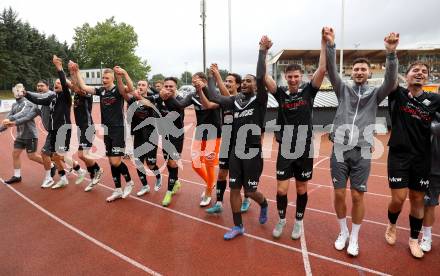 Fussball Bundesliga. Wolfsberger AC  gegen SCR Altach. Jubel   (Altach). Wolfsberg, am 2.8..2025.
Foto: Kuess
www.qspictures.net
---
pressefotos, pressefotografie, kuess, qs, qspictures, sport, bild, bilder, bilddatenbank