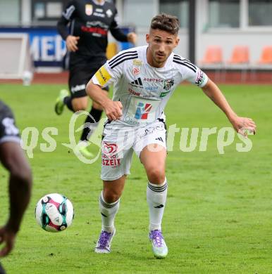 Fussball Bundesliga. Wolfsberger AC  gegen SCR Altach.  Donis Avdijaj (Wolfsberg),  Wolfsberg, am 2.8..2025.
Foto: Kuess
www.qspictures.net
---
pressefotos, pressefotografie, kuess, qs, qspictures, sport, bild, bilder, bilddatenbank
