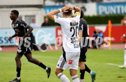 Fussball Bundesliga. Wolfsberger AC  gegen SCR Altach.  Dejan Zukic (Wolfsberg),  Wolfsberg, am 2.8..2025.
Foto: Kuess
www.qspictures.net
---
pressefotos, pressefotografie, kuess, qs, qspictures, sport, bild, bilder, bilddatenbank