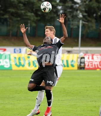 Fussball Bundesliga. Wolfsberger AC  gegen SCR Altach. Simon Piesinger  (Wolfsberg),  Mohamed Ouedraogo  (Altach). Wolfsberg, am 2.8..2025.
Foto: Kuess
www.qspictures.net
---
pressefotos, pressefotografie, kuess, qs, qspictures, sport, bild, bilder, bilddatenbank
