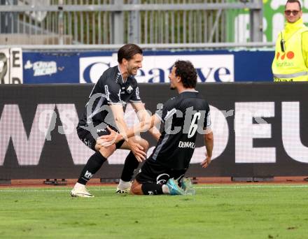 Fussball Bundesliga. Wolfsberger AC  gegen SCR Altach.  Jubel Alexander Gorgon  (Altach). Wolfsberg, am 2.8..2025.
Foto: Kuess
www.qspictures.net
---
pressefotos, pressefotografie, kuess, qs, qspictures, sport, bild, bilder, bilddatenbank