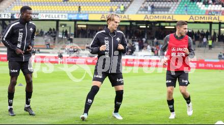 Fussball Bundesliga. Wolfsberger AC  gegen SCR Altach.  Aufwaermen (Altach). Wolfsberg, am 2.8..2025.
Foto: Kuess
www.qspictures.net
---
pressefotos, pressefotografie, kuess, qs, qspictures, sport, bild, bilder, bilddatenbank