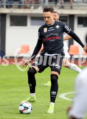 Fussball Bundesliga. Wolfsberger AC  gegen SCR Altach.  Lukas Fridrikas  (Altach). Wolfsberg, am 2.8..2025.
Foto: Kuess
www.qspictures.net
---
pressefotos, pressefotografie, kuess, qs, qspictures, sport, bild, bilder, bilddatenbank