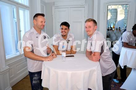 Fussball Bundesliga. Empfang fÃ¼r Cup-Sieger WAC. Klagenfurt, am 22.7.2025.
Foto: Kuess
www.qspictures.net
---
pressefotos, pressefotografie, kuess, qs, qspictures, sport, bild, bilder, bilddatenbank