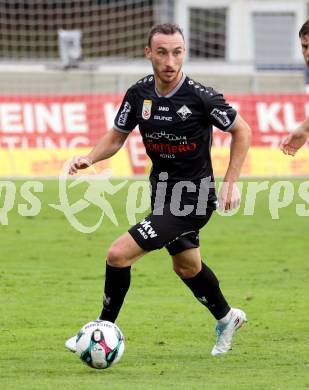 Fussball Bundesliga. Wolfsberger AC  gegen SCR Altach.  Mike Steven Baehre   (Altach). Wolfsberg, am 2.8..2025.
Foto: Kuess
www.qspictures.net
---
pressefotos, pressefotografie, kuess, qs, qspictures, sport, bild, bilder, bilddatenbank