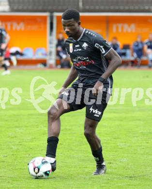 Fussball Bundesliga. Wolfsberger AC  gegen SCR Altach.  Ousmane Diawara   (Altach). Wolfsberg, am 2.8..2025.
Foto: Kuess
www.qspictures.net
---
pressefotos, pressefotografie, kuess, qs, qspictures, sport, bild, bilder, bilddatenbank