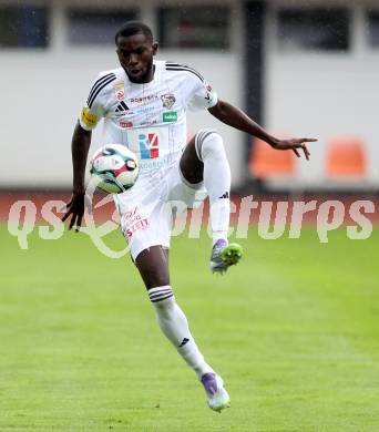 Fussball Bundesliga. Wolfsberger AC  gegen SCR Altach. Cheick Mamadou Diabate  (WAC). Wolfsberg, am 2.8..2025.
Foto: Kuess
www.qspictures.net
---
pressefotos, pressefotografie, kuess, qs, qspictures, sport, bild, bilder, bilddatenbank