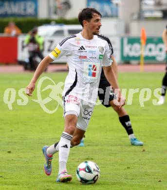 Fussball Bundesliga. Wolfsberger AC  gegen SCR Altach.  Alessandro Schoepf (WAC). Wolfsberg, am 2.8..2025.
Foto: Kuess
www.qspictures.net
---
pressefotos, pressefotografie, kuess, qs, qspictures, sport, bild, bilder, bilddatenbank
