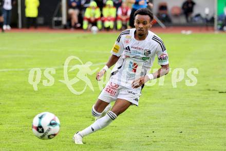 Fussball Bundesliga. Wolfsberger AC  gegen SCR Altach. Thierno Ballo  (WAC), Wolfsberg, am 2.8..2025.
Foto: Kuess
www.qspictures.net
---
pressefotos, pressefotografie, kuess, qs, qspictures, sport, bild, bilder, bilddatenbank