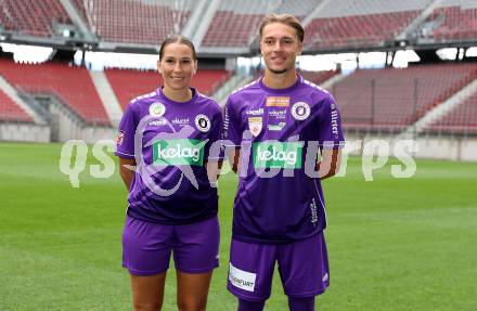 Fussball Frauen 2. Bundesliga. SK Austria Klagenfurt. Sponsorentermin. Klagenfurt, am 5.8.2025.
Foto: Kuess
---
pressefotos, pressefotografie, kuess, qs, qspictures, sport, bild, bilder, bilddatenbank