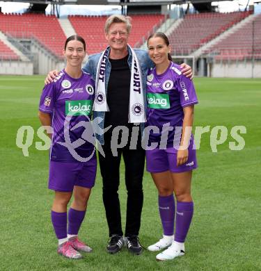Fussball Frauen 2. Bundesliga. SK Austria Klagenfurt. Sponsorentermin. Klagenfurt, am 5.8.2025.
Foto: Kuess
---
pressefotos, pressefotografie, kuess, qs, qspictures, sport, bild, bilder, bilddatenbank