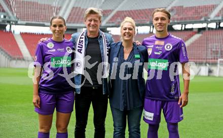 Fussball Frauen 2. Bundesliga. SK Austria Klagenfurt. Sponsorentermin. Klagenfurt, am 5.8.2025.
Foto: Kuess
---
pressefotos, pressefotografie, kuess, qs, qspictures, sport, bild, bilder, bilddatenbank