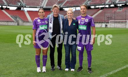 Fussball Frauen 2. Bundesliga. SK Austria Klagenfurt. Sponsorentermin. Klagenfurt, am 5.8.2025.
Foto: Kuess
---
pressefotos, pressefotografie, kuess, qs, qspictures, sport, bild, bilder, bilddatenbank