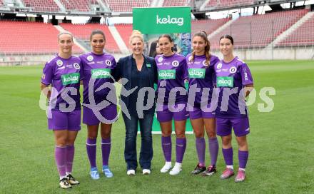 Fussball Frauen 2. Bundesliga. SK Austria Klagenfurt. Sponsorentermin. Klagenfurt, am 5.8.2025.
Foto: Kuess
---
pressefotos, pressefotografie, kuess, qs, qspictures, sport, bild, bilder, bilddatenbank