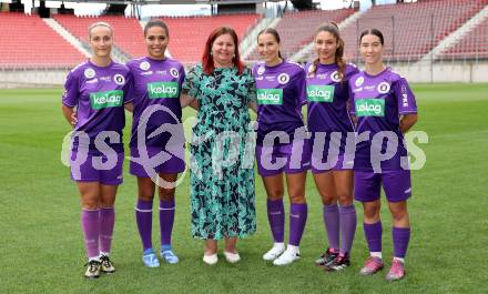 Fussball Frauen 2. Bundesliga. SK Austria Klagenfurt. Sponsorentermin. Klagenfurt, am 5.8.2025.
Foto: Kuess
---
pressefotos, pressefotografie, kuess, qs, qspictures, sport, bild, bilder, bilddatenbank
