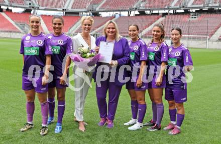 Fussball Frauen 2. Bundesliga. SK Austria Klagenfurt. Sponsorentermin. Klagenfurt, am 5.8.2025.
Foto: Kuess
---
pressefotos, pressefotografie, kuess, qs, qspictures, sport, bild, bilder, bilddatenbank