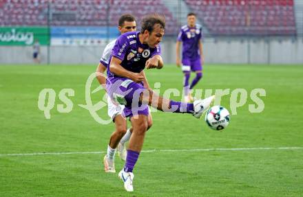 Fussball 2. Liga. SK Austria Klagenfurt gegen Young Violett Austria Wien.  Leo Vielgut (Klagenfurt),  Klagenfurt, 8.8.2025.
Foto: Kuess
www.qspictures.net
---
pressefotos, pressefotografie, kuess, qs, qspictures, sport, bild, bilder, bilddatenbank