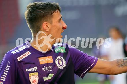 Fussball 2. Liga. SK Austria Klagenfurt gegen Young Violett Austria Wien. Mario Matkovic  (Klagenfurt),   Klagenfurt, 8.8.2025.
Foto: Kuess
www.qspictures.net
---
pressefotos, pressefotografie, kuess, qs, qspictures, sport, bild, bilder, bilddatenbank