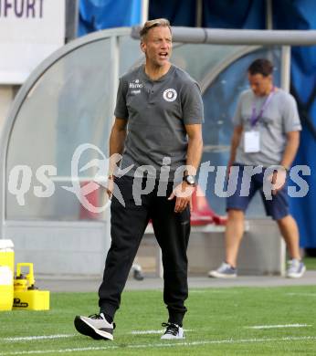 Fussball 2. Liga. SK Austria Klagenfurt gegen Young Violett Austria Wien. Trainer Rolf Landerl  (Klagenfurt),   Klagenfurt, 8.8.2025.
Foto: Kuess
www.qspictures.net
---
pressefotos, pressefotografie, kuess, qs, qspictures, sport, bild, bilder, bilddatenbank