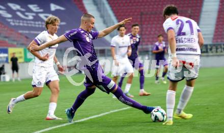 Fussball 2. Liga. SK Austria Klagenfurt gegen Young Violett Austria Wien.  Bartol Barisic (Klagenfurt),  Klagenfurt, 8.8.2025.
Foto: Kuess
www.qspictures.net
---
pressefotos, pressefotografie, kuess, qs, qspictures, sport, bild, bilder, bilddatenbank