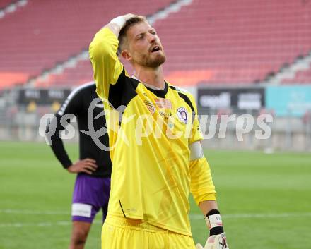 Fussball 2. Liga. SK Austria Klagenfurt gegen Young Violett Austria Wien. Manuel Kuttin  (Klagenfurt),    Klagenfurt, 8.8.2025.
Foto: Kuess
www.qspictures.net
---
pressefotos, pressefotografie, kuess, qs, qspictures, sport, bild, bilder, bilddatenbank