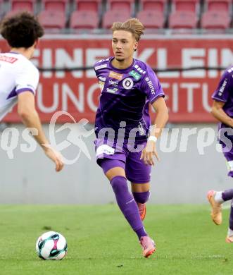 Fussball 2. Liga. SK Austria Klagenfurt gegen Young Violets Austria Wien. Sebastian Pschernig  (Klagenfurt). Klagenfurt, 8.8.2025.
Foto: Kuess
www.qspictures.net
---
pressefotos, pressefotografie, kuess, qs, qspictures, sport, bild, bilder, bilddatenbank