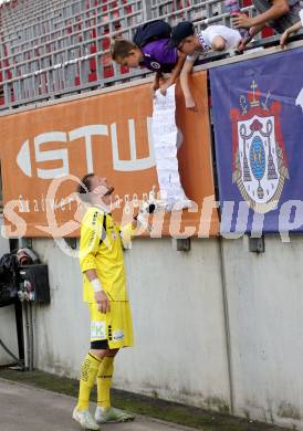 Fussball 2. Liga. SK Austria Klagenfurt gegen Young Violets Austria Wien. Manuel Kuttin  (Klagenfurt). Klagenfurt, 8.8.2025.
Foto: Kuess
www.qspictures.net
---
pressefotos, pressefotografie, kuess, qs, qspictures, sport, bild, bilder, bilddatenbank