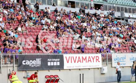 Fussball 2. Liga. SK Austria Klagenfurt gegen Young Violets Austria Wien. Fans (Klagenfurt). Klagenfurt, 8.8.2025.
Foto: Kuess
www.qspictures.net
---
pressefotos, pressefotografie, kuess, qs, qspictures, sport, bild, bilder, bilddatenbank