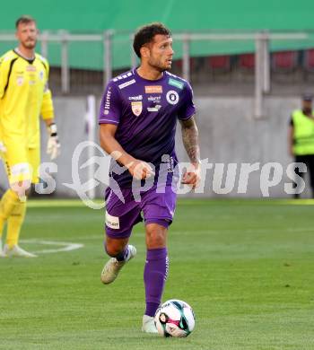 Fussball 2. Liga. SK Austria Klagenfurt gegen Young Violets Austria Wien.Marco Gantschnig (Klagenfurt). Klagenfurt, 8.8.2025.
Foto: Kuess
www.qspictures.net
---
pressefotos, pressefotografie, kuess, qs, qspictures, sport, bild, bilder, bilddatenbank