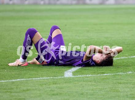 Fussball 2. Liga. SK Austria Klagenfurt gegen Young Violets Austria Wien. Marcel Krnjic (Klagenfurt). Klagenfurt, 8.8.2025.
Foto: Kuess
www.qspictures.net
---
pressefotos, pressefotografie, kuess, qs, qspictures, sport, bild, bilder, bilddatenbank