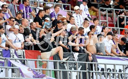 Fussball 2. Liga. SK Austria Klagenfurt gegen Young Violets Austria Wien. Fans (Klagenfurt). Klagenfurt, 8.8.2025.
Foto: Kuess
www.qspictures.net
---
pressefotos, pressefotografie, kuess, qs, qspictures, sport, bild, bilder, bilddatenbank