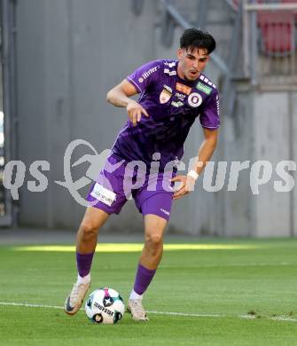 Fussball 2. Liga. SK Austria Klagenfurt gegen Young Violets Austria Wien. Almir Oda  (Klagenfurt). Klagenfurt, 8.8.2025.
Foto: Kuess
www.qspictures.net
---
pressefotos, pressefotografie, kuess, qs, qspictures, sport, bild, bilder, bilddatenbank