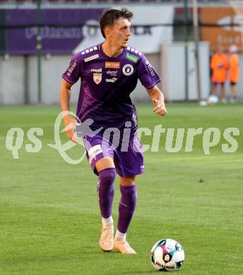 Fussball 2. Liga. SK Austria Klagenfurt gegen Young Violets Austria Wien. Marcel Krnjic  (Klagenfurt). Klagenfurt, 8.8.2025.
Foto: Kuess
www.qspictures.net
---
pressefotos, pressefotografie, kuess, qs, qspictures, sport, bild, bilder, bilddatenbank