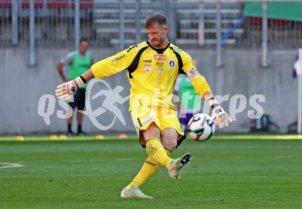 Fussball 2. Liga. SK Austria Klagenfurt gegen Young Violets Austria Wien. Manuel Kuttin  (Klagenfurt). Klagenfurt, 8.8.2025.
Foto: Kuess
www.qspictures.net
---
pressefotos, pressefotografie, kuess, qs, qspictures, sport, bild, bilder, bilddatenbank